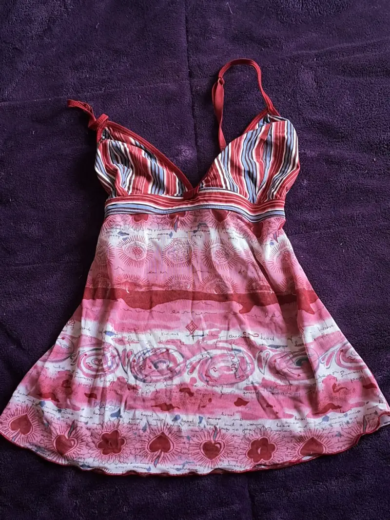 Blusa veraniego estampado rosa - 1