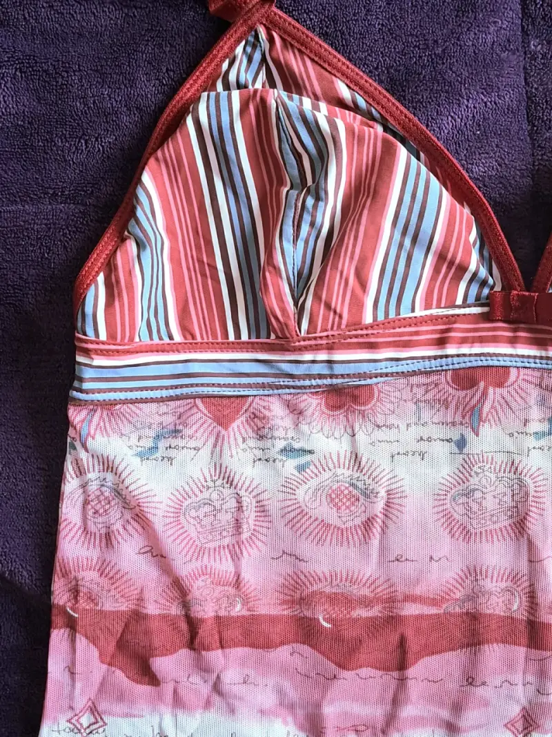Blusa veraniego estampado rosa - 3