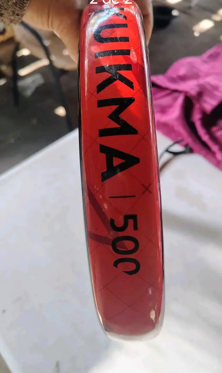 Pala de pádel Kuikma 500 roja y negra - 2