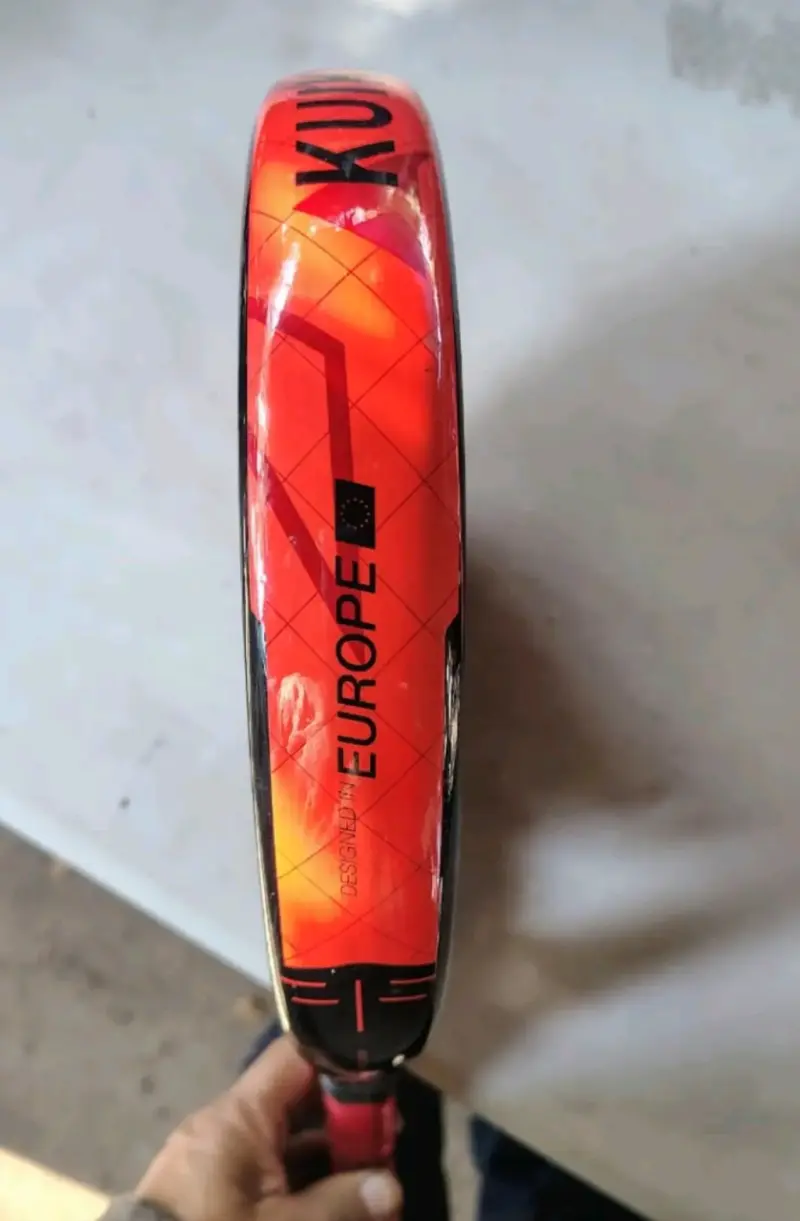 Pala de pádel Kuikma 500 roja y negra - 3