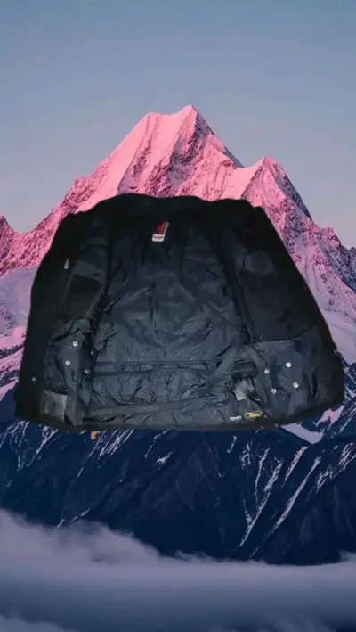 Chaqueta negra Spyder con cierre OG - miniatura 2