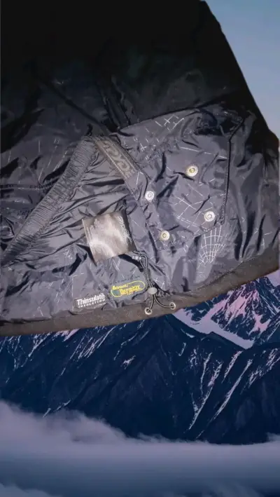 Chaqueta negra Spyder con cierre OG - miniatura 3