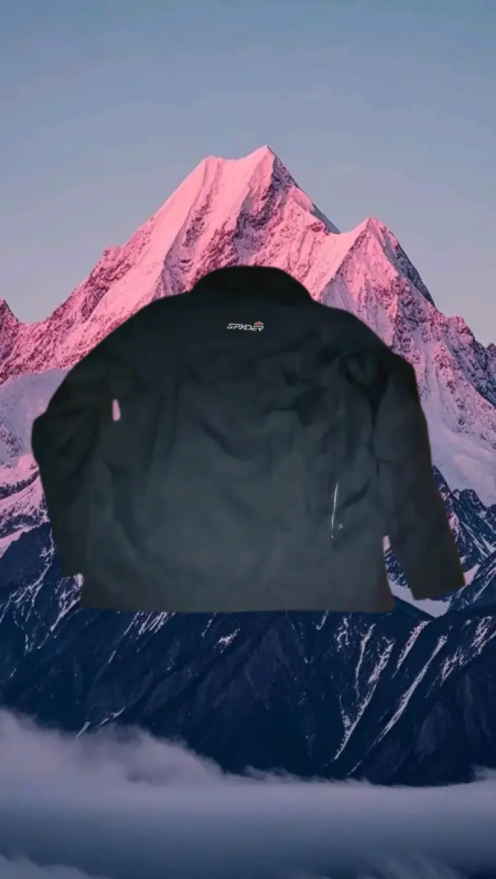 Chaqueta negra Spyder con cierre OG - 4