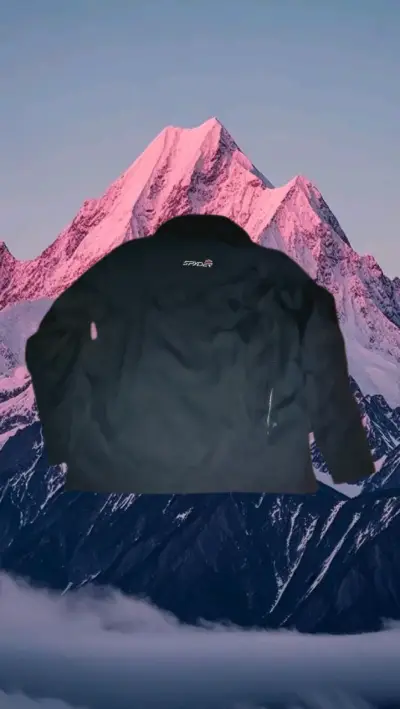 Chaqueta negra Spyder con cierre OG - miniatura 4