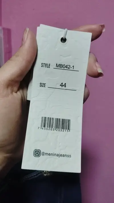 Jeans acampanados azul Menina - miniatura 3