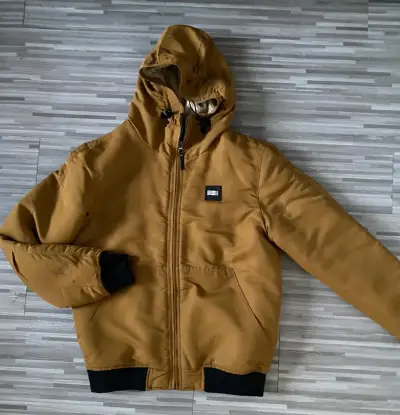 Chaqueta marrón con capucha y cierre Oneill talla - miniatura 1