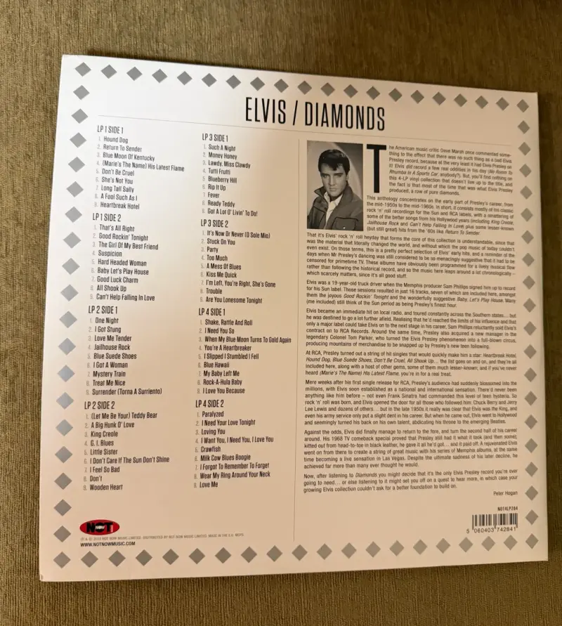Vinilo Elvis Diamonds 72 Clásicos Originales - 4