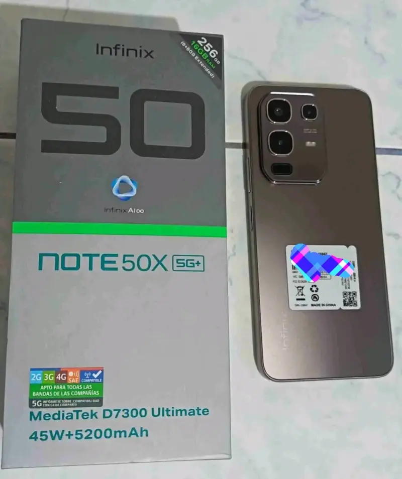 Infinix Note 50X 5G+ nuevo