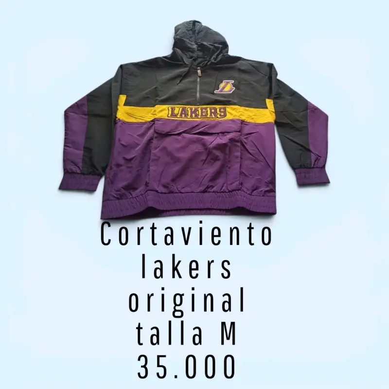 Cortaviento Lakers original talla M