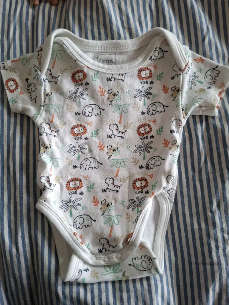 Body de bebé estampado animales Ficcus
