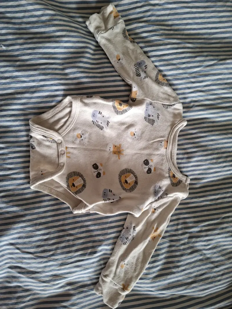 Body de bebé con estampado de animales