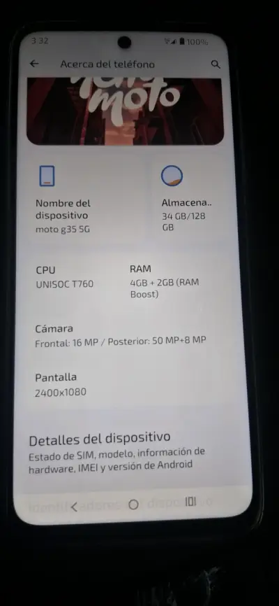 Smartphone Moto G35 5G con 128GB - miniatura 1