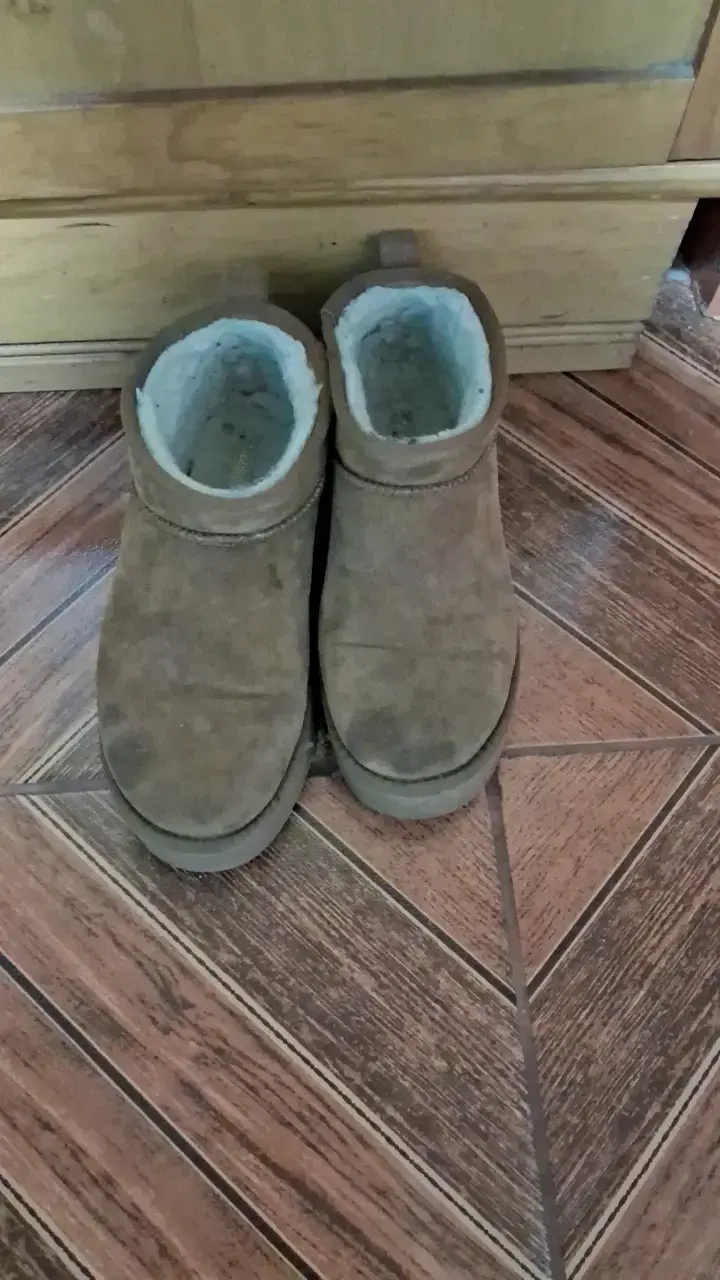 Botas de gamuza marrón para mujer - 2
