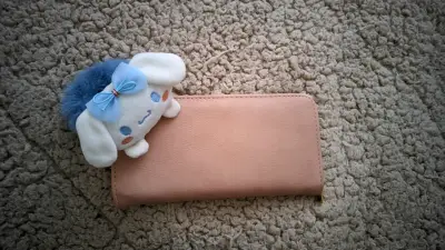 Billetera rosa con colet Cinnamoroll regalo - miniatura 1
