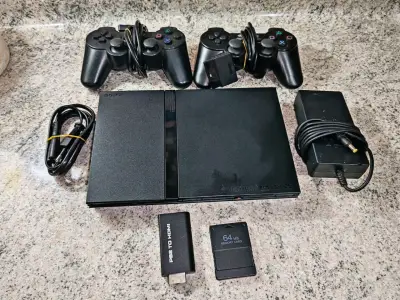 Consola PlayStation 2 Slim con accesorios - miniatura 1