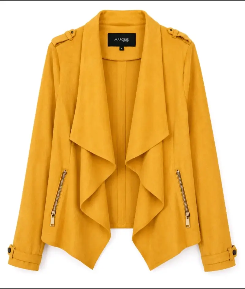Chaqueta gamuza Lucuma de mujer con cierre Marqu