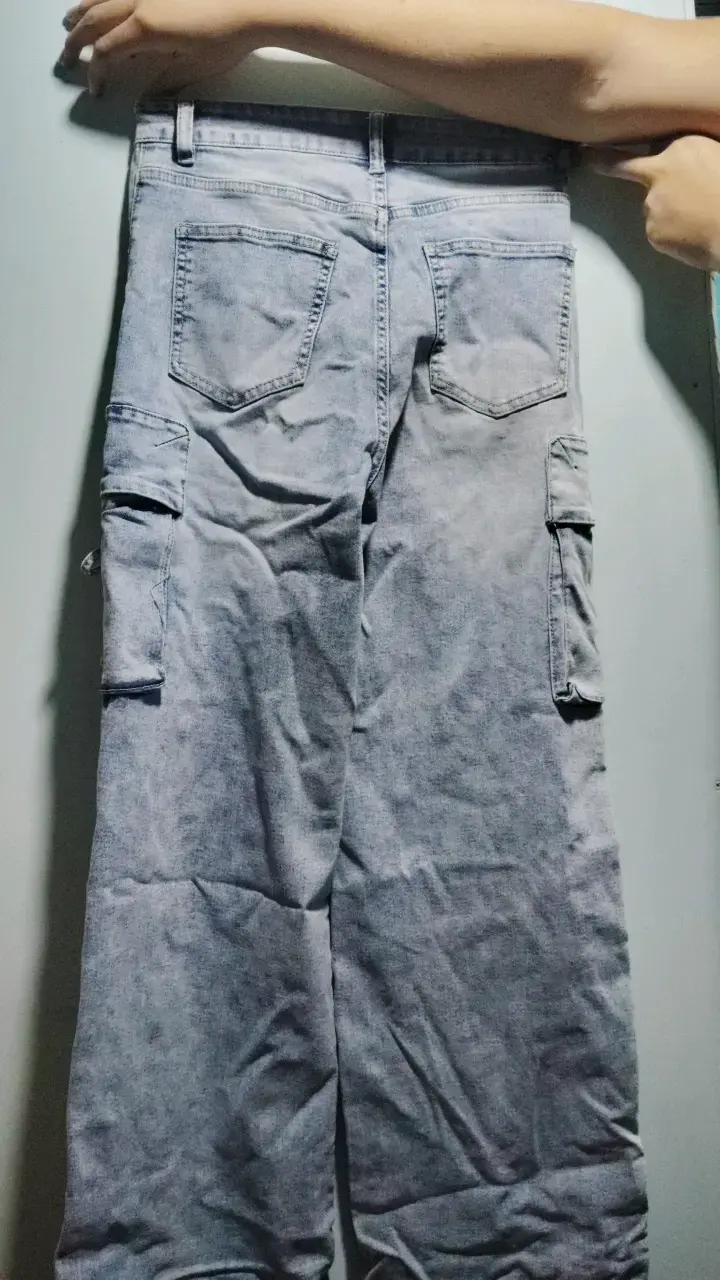 Pantalones cargo de mezclilla X&D - 2