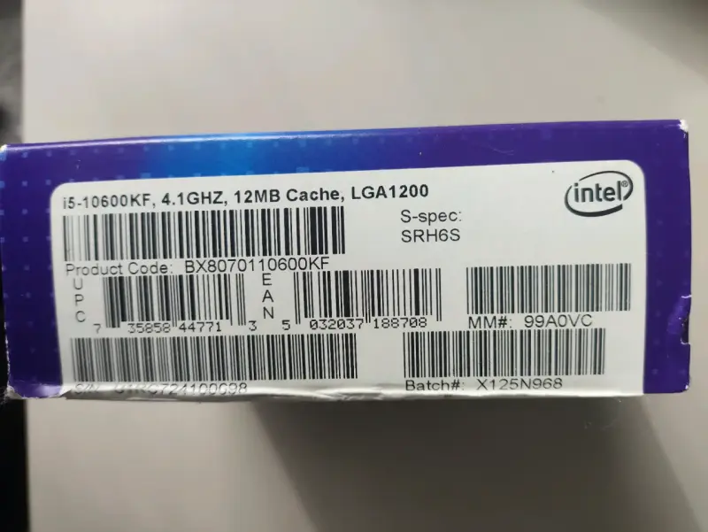 Procesador Intel Core i5 10ma Gen Unlocked - 4