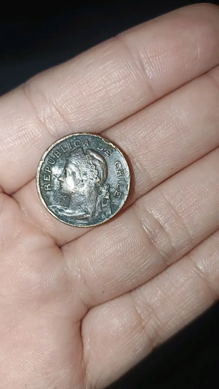 Un centavo chileno 1908 - 1