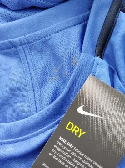 Polera Nike Dry Fit NUEVA Azul hombre - miniatura 3