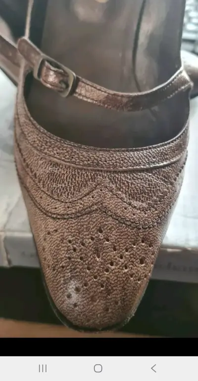 Zapatos de tacón marrones Cacharel elegantes - miniatura 3