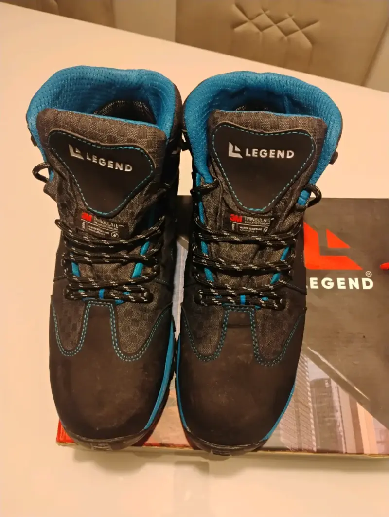 Botas de seguridad Legend negras y azules - 2