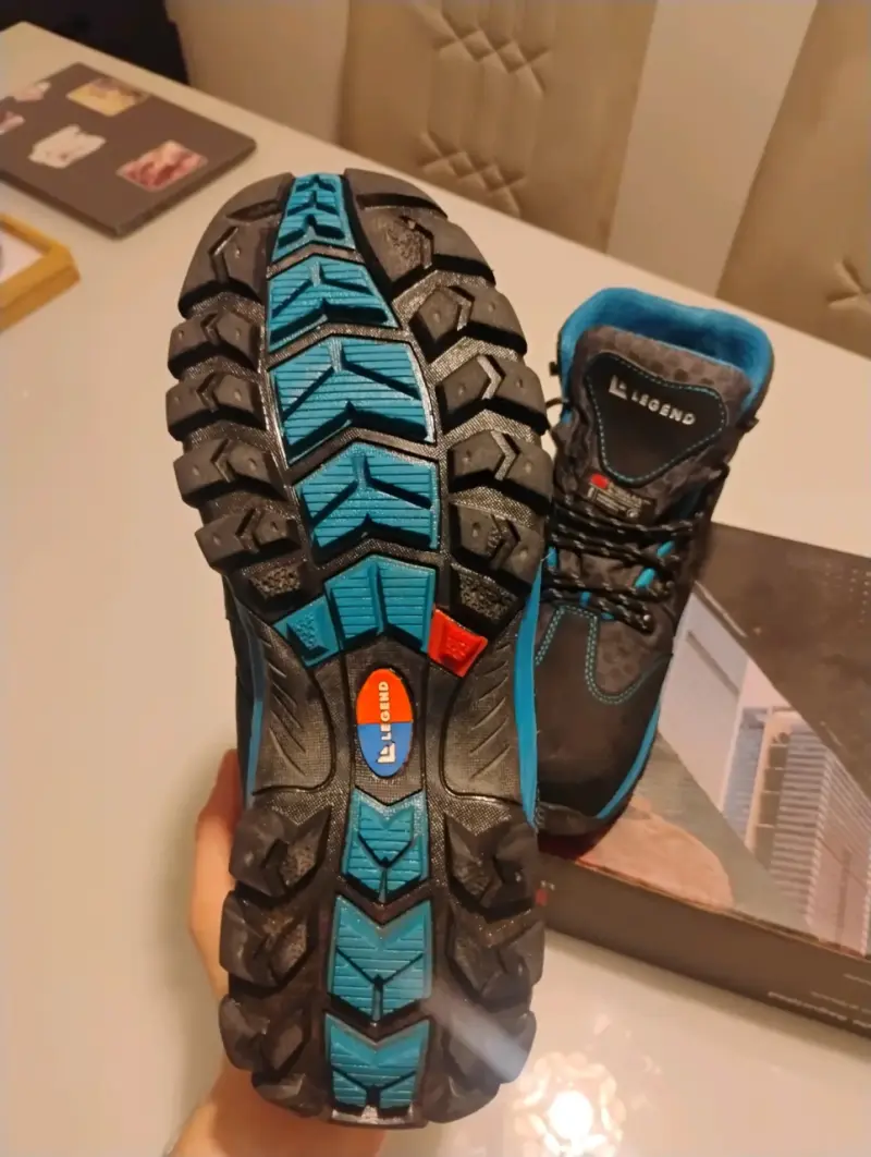 Botas de seguridad Legend negras y azules - 4