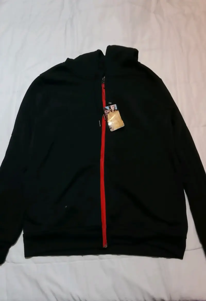 Polerón negro talla m