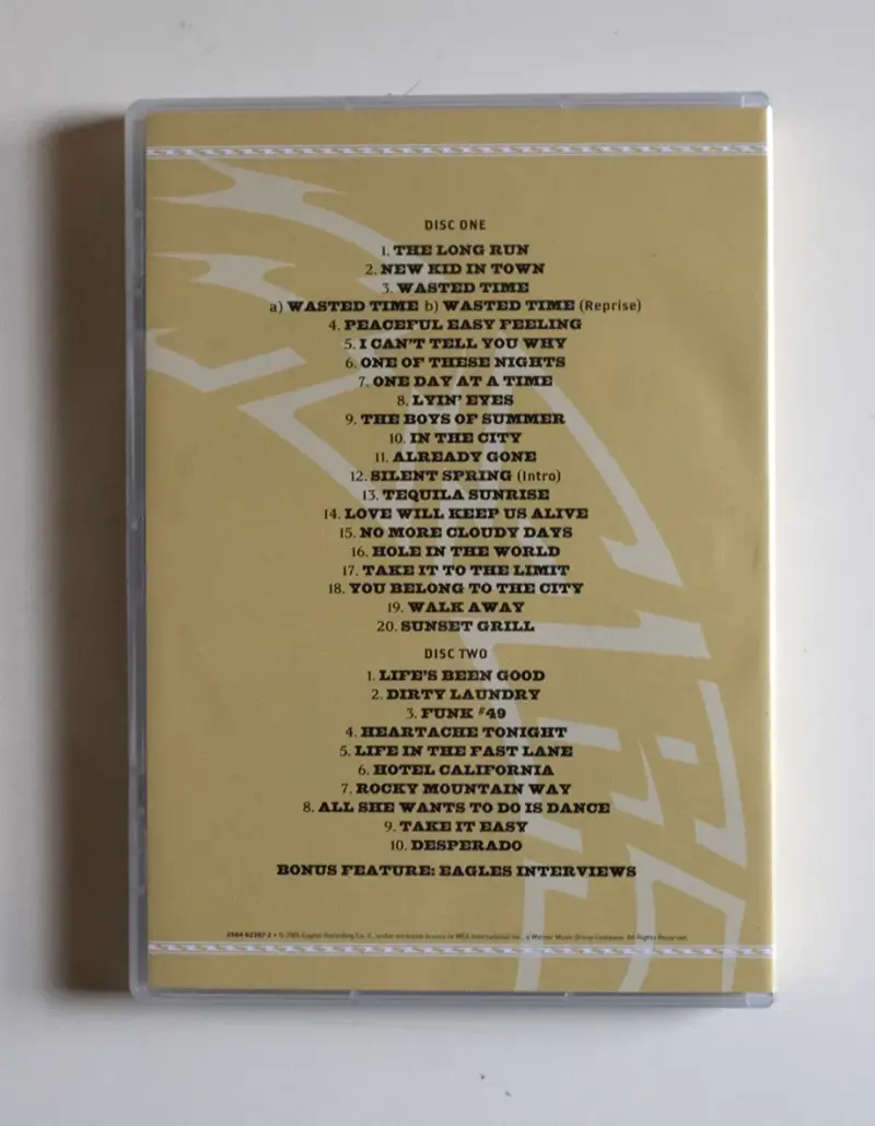 DVD Eagles Farewell Tour en vivo desde Melbourne - 5