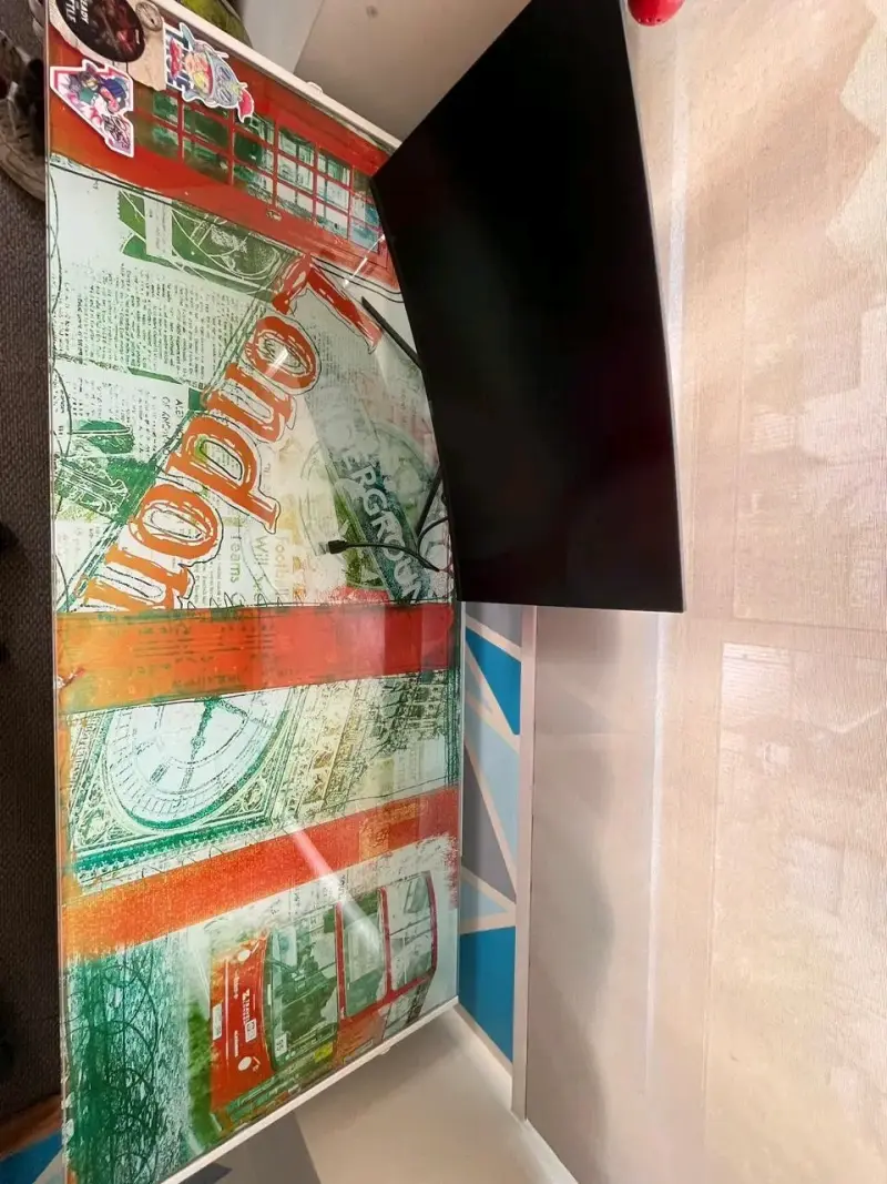 Escritorio de vidrio con diseño Londres - 2