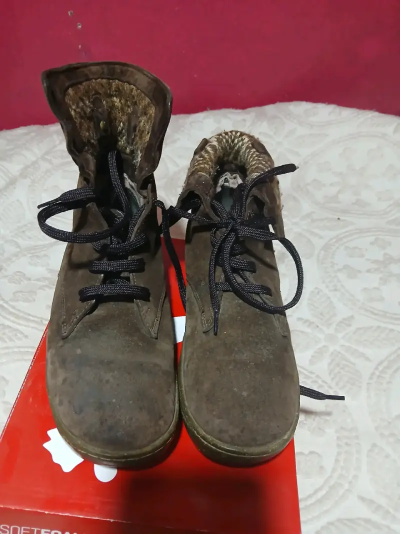 Botines gamuza Hush Puppies café - 4