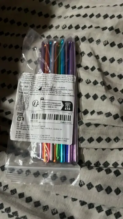 Set de agujas de crochet de aluminio multicolor - miniatura 1