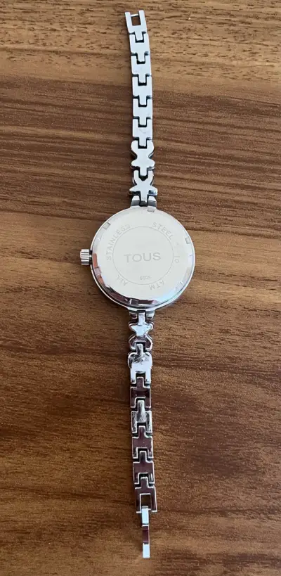 Reloj de pulsera réplica Tous plateado elegante - miniatura 4