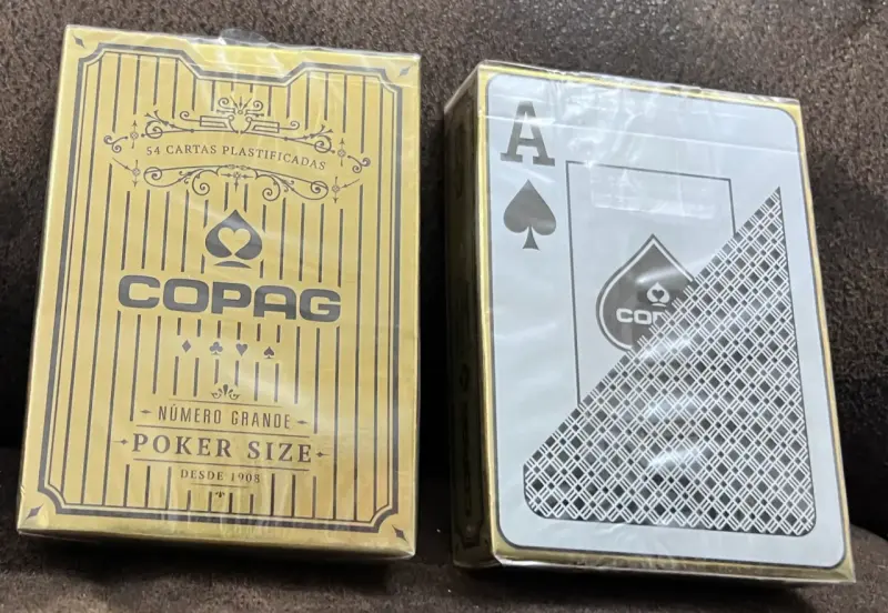 Baraja de cartas Copag tamaño póker