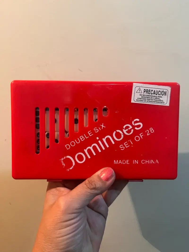 Juego de dominó doble seis en caja - 2