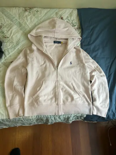 Polerón con capucha Polo Ralph Lauren rosado - miniatura 1