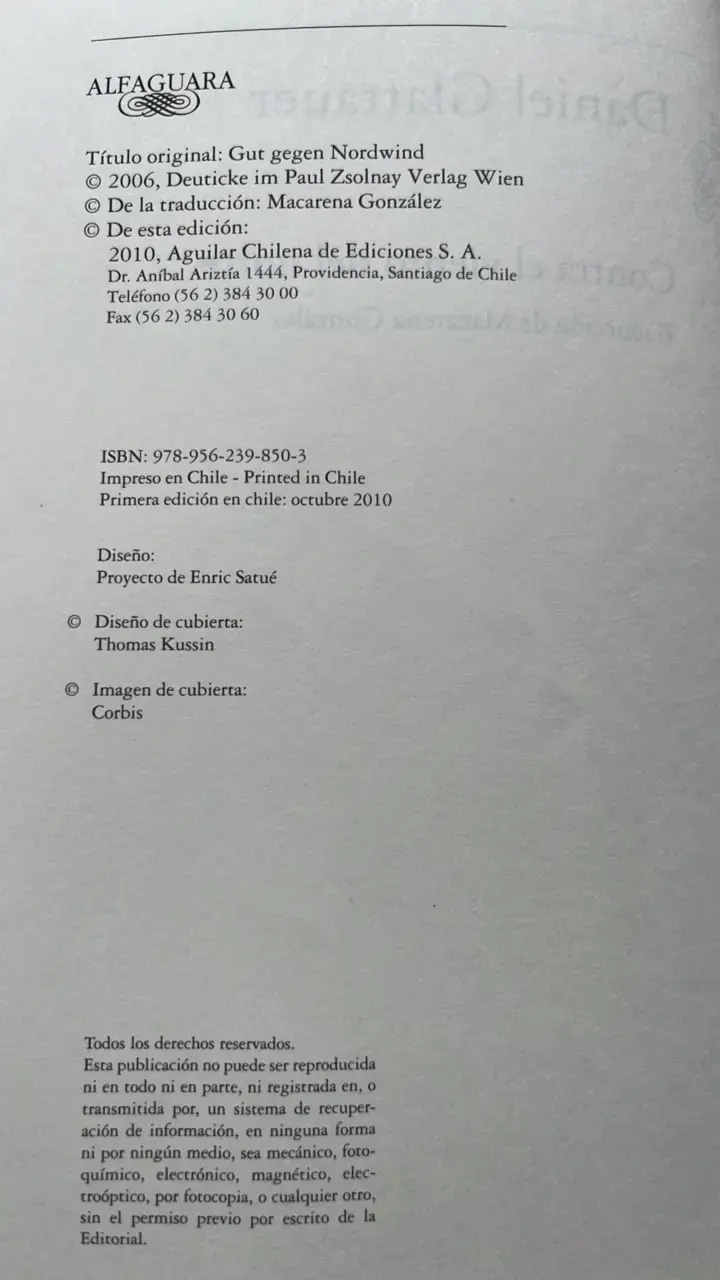 Libro 'Contra el viento del norte' - 3