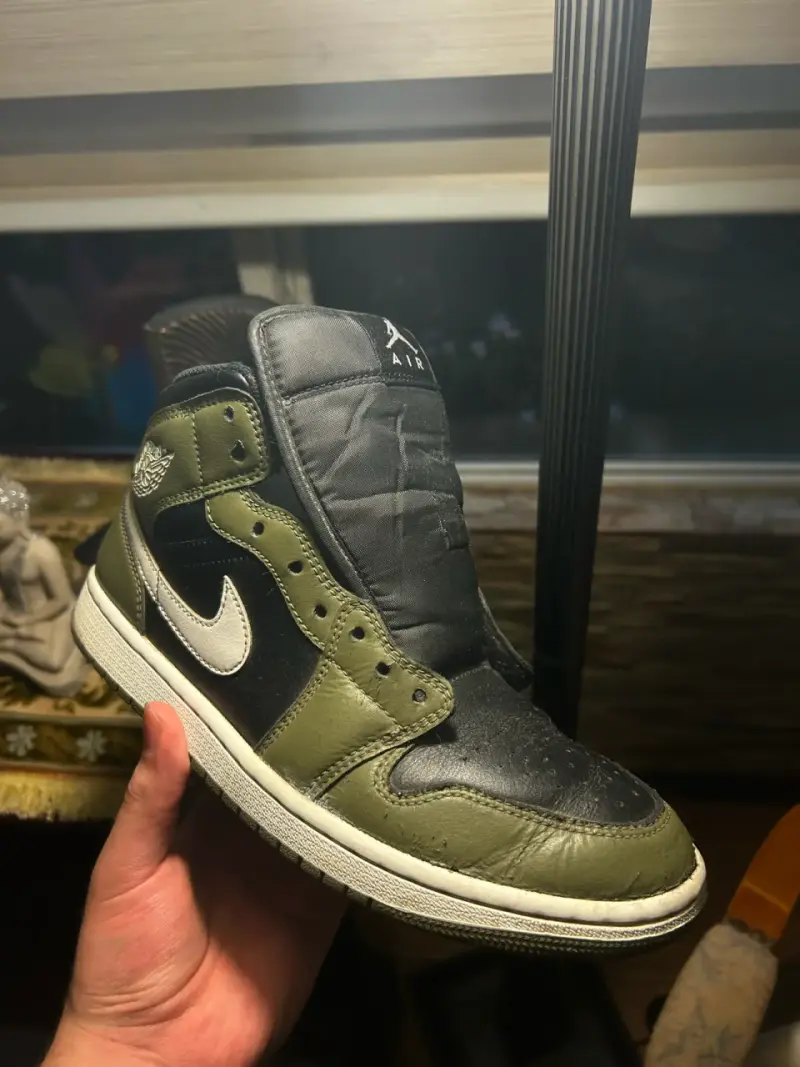 Zapatillas deportivas Air Jordan verde y negro - 1