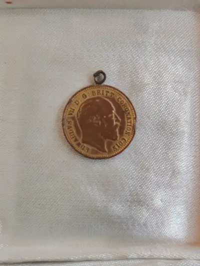 Medalla conmemorativa de coronación de Eduardo VII - miniatura 1