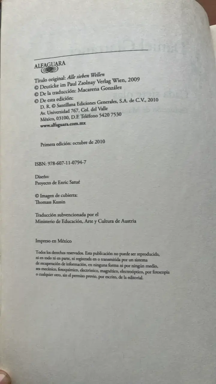 Libro Cada siete olas - 3