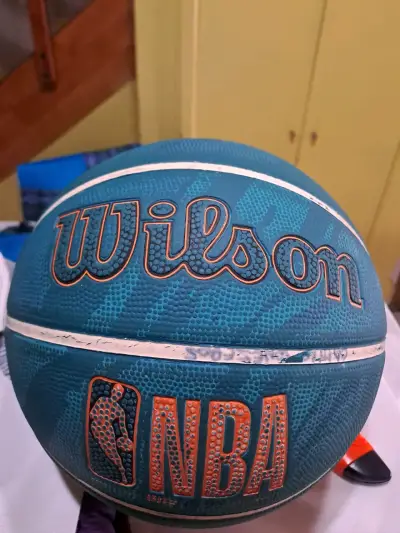 Balón de baloncesto Wilson NBA azul - miniatura 1