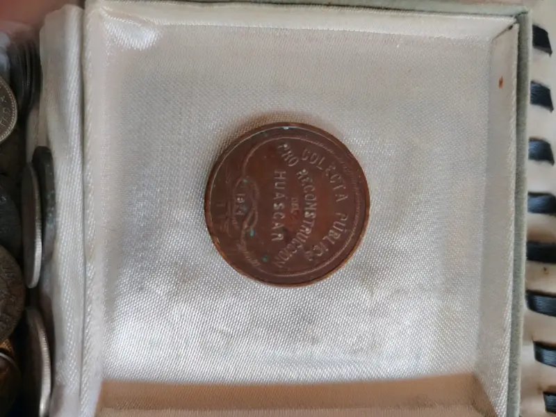 Medalla conmemorativa antigua de bronce - 2