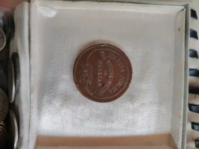 Medalla conmemorativa antigua de bronce - miniatura 2