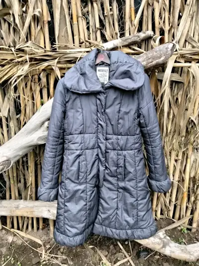 Abrigo acolchado gris Nicopoly para mujer - miniatura 1