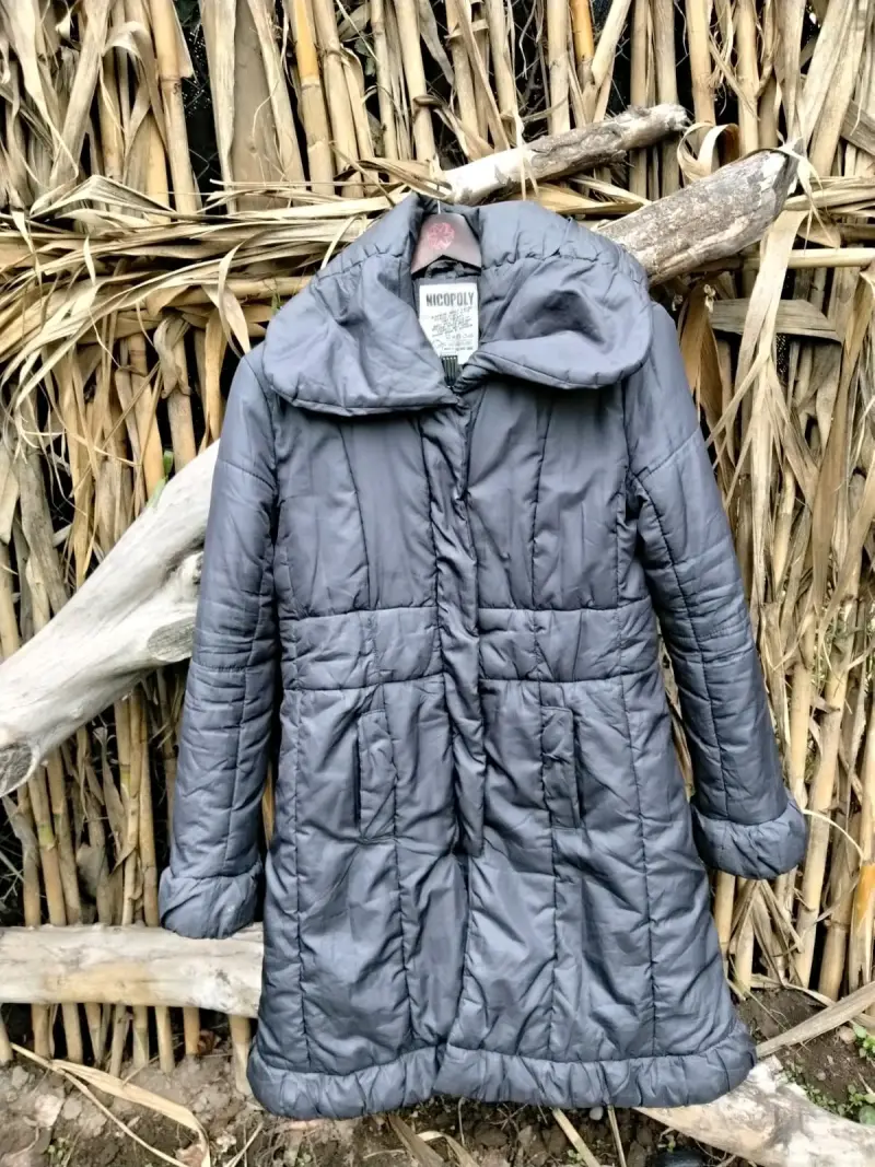 Abrigo acolchado gris Nicopoly para mujer - 4