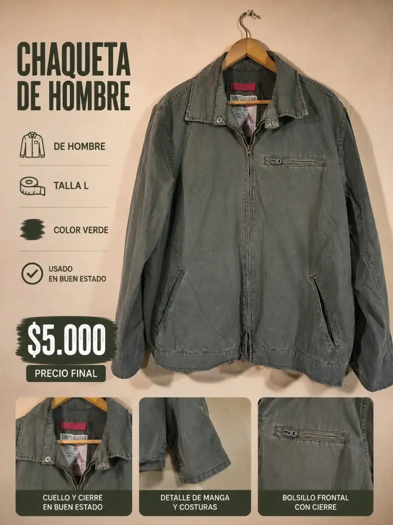 Chaqueta de hombre Lost verde XL - 6