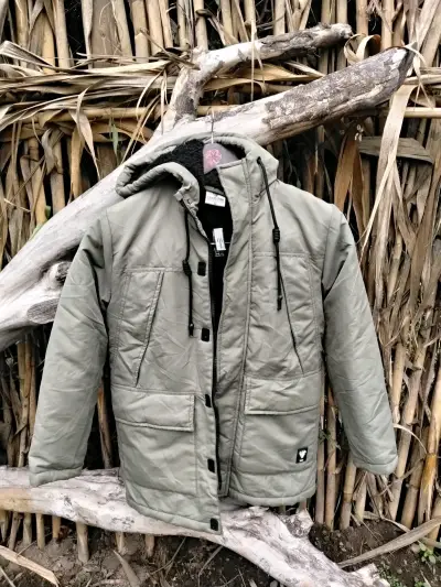 Parka verde con capucha Expedition - miniatura 1