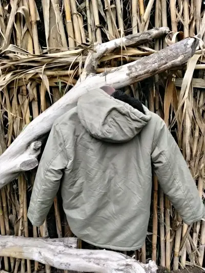 Parka verde con capucha Expedition - miniatura 4