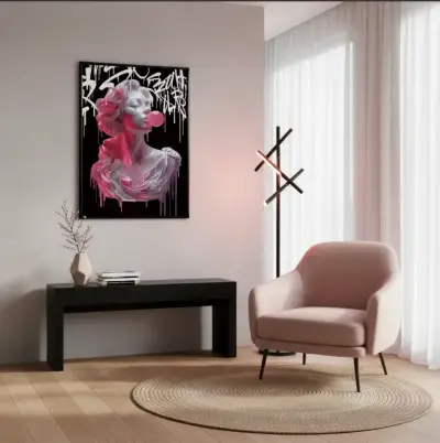 Bello Cuadro Decorativo Venus Rebelde 42 X 62 - miniatura 1