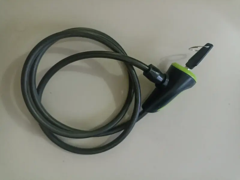 Candado de seguridad para bicicleta con llave - 2
